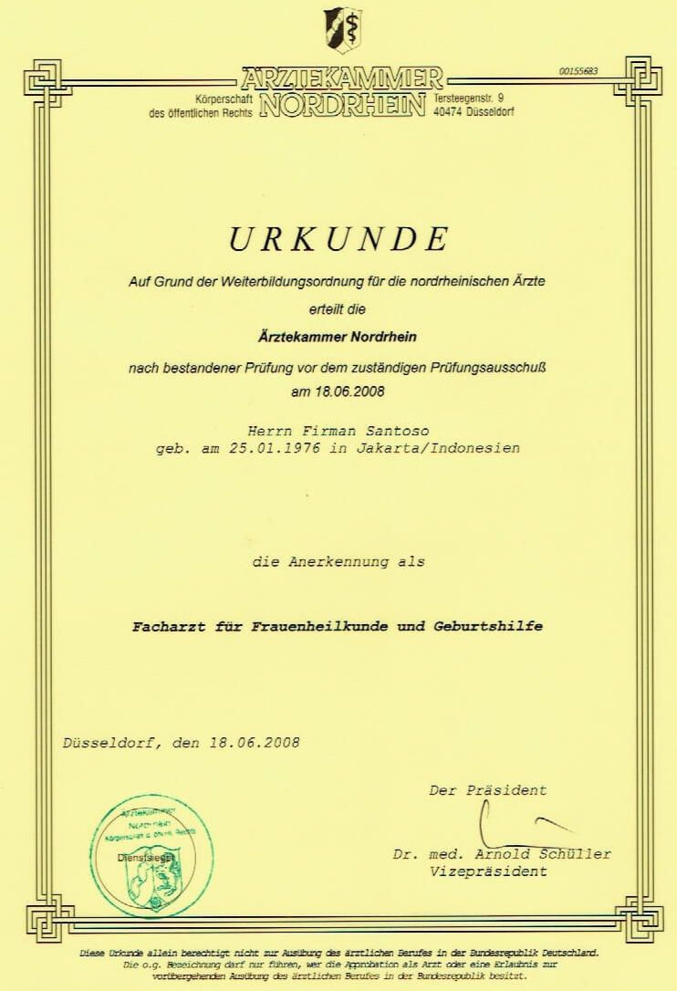 Brevet Spesialis Obgyn