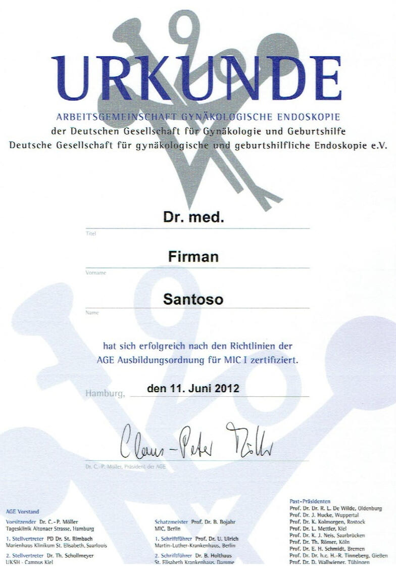 Brevet Laparoscopy Level I